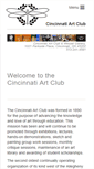 Mobile Screenshot of cincinnatiartclub.com